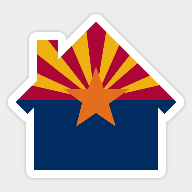 ARIZONA HOME Sticker by LeapDaze